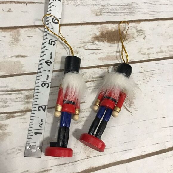 Nutcracker Ornament Christmas Tree Holiday‎ Set of 2 - Picture 4 of 7